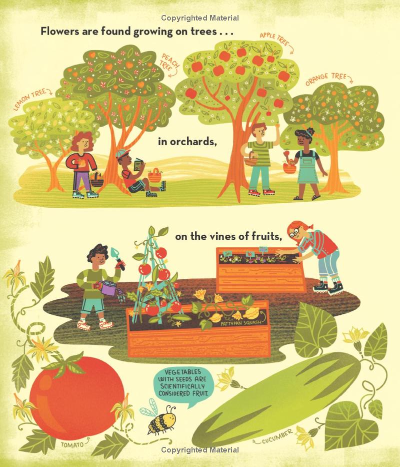 what's inside a flower?