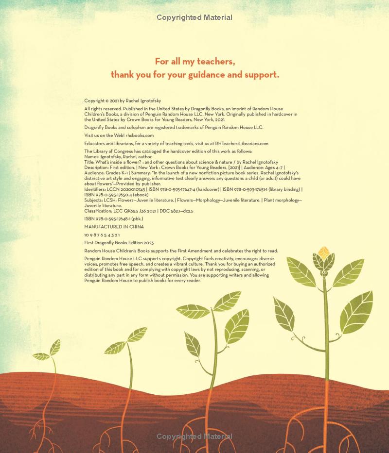 what's inside a flower?