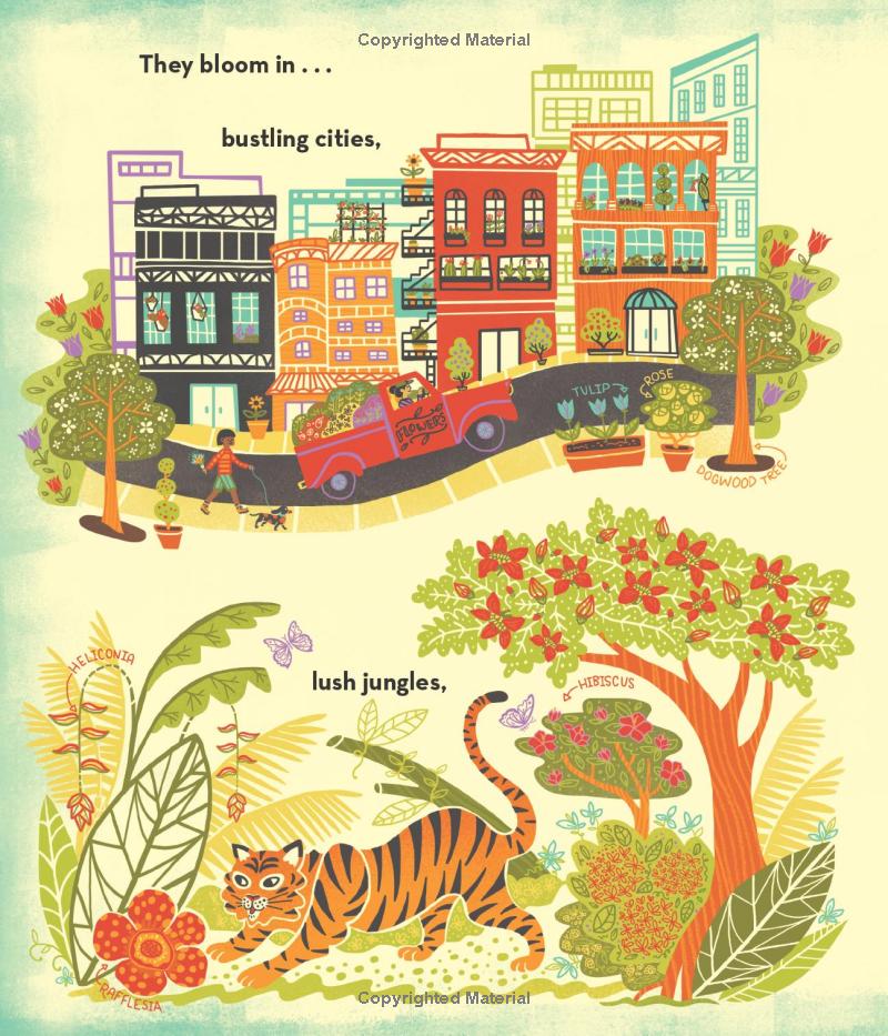 what's inside a flower?