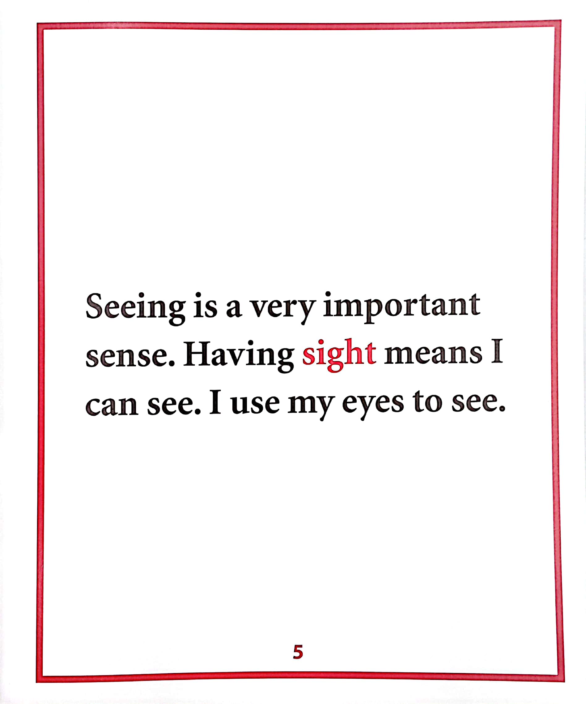 what's that i see? (all about my senses)