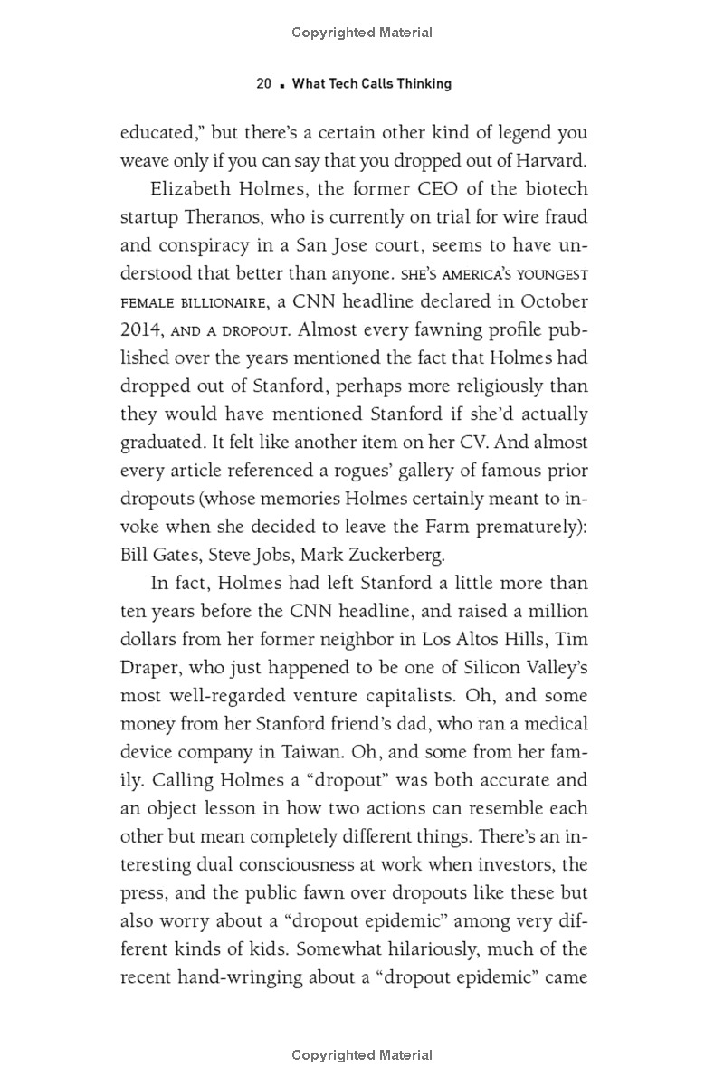 what tech calls thinking: an inquiry into the intellectual bedrock of silicon valley