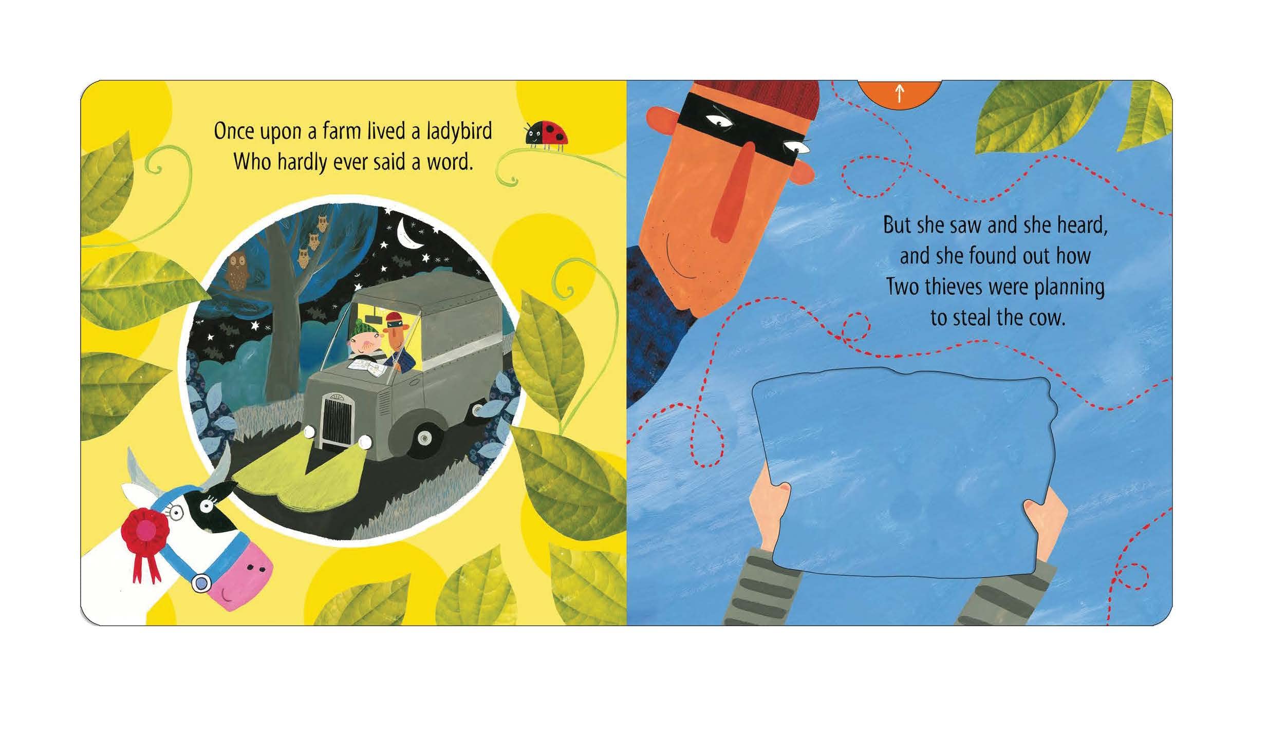 what the ladybird heard: a push, pull and slide book