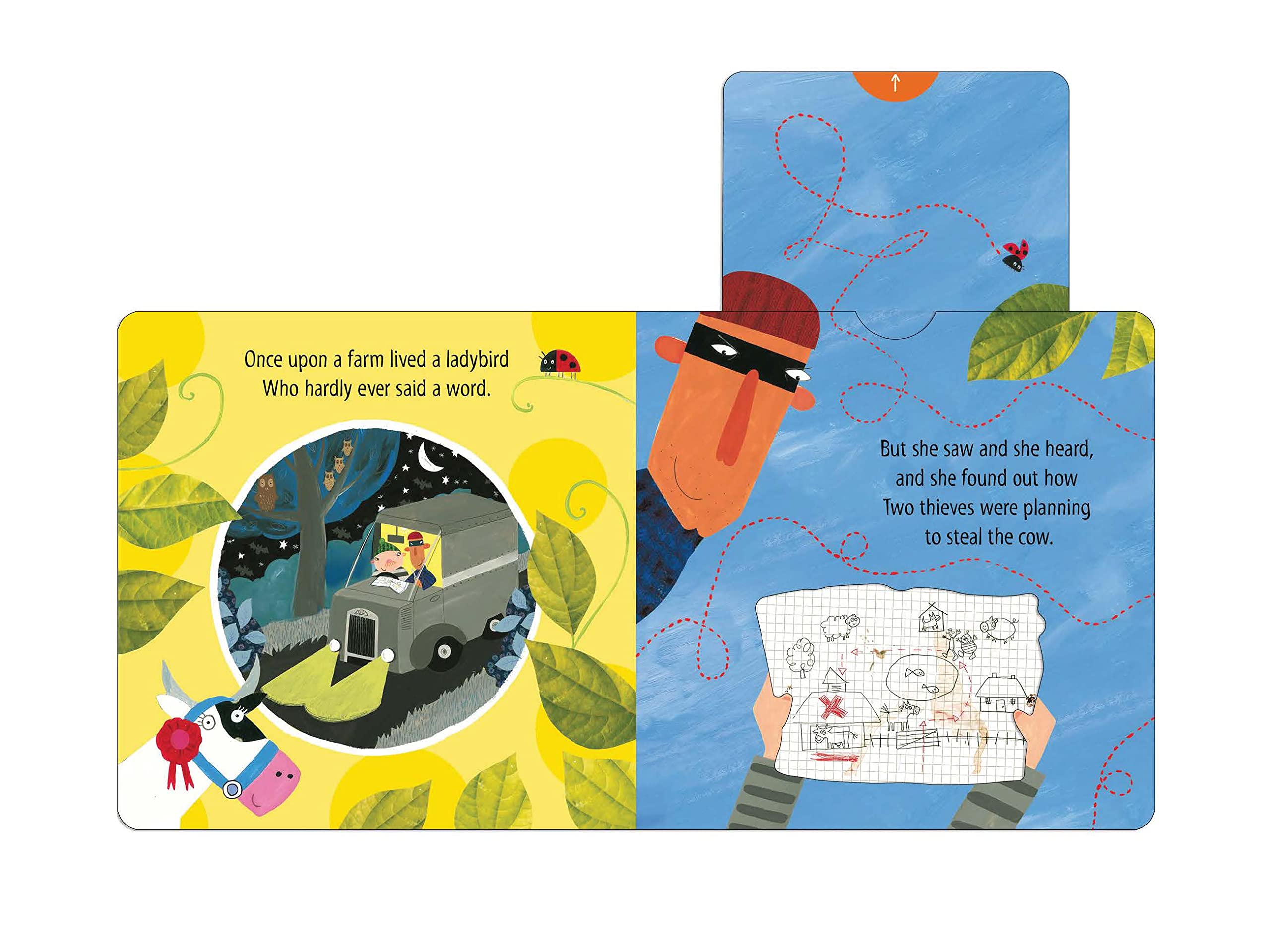 what the ladybird heard: a push, pull and slide book