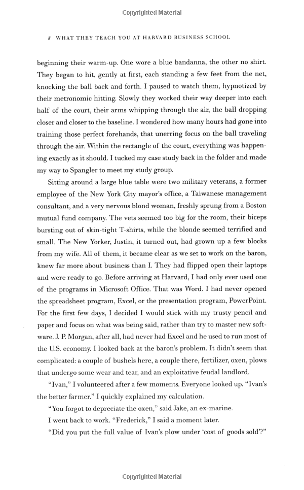 what they teach you at harvard business school: my two years inside the cauldron of capitalism