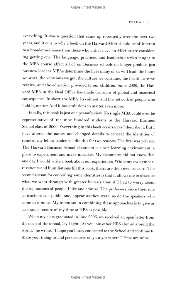 what they teach you at harvard business school: my two years inside the cauldron of capitalism