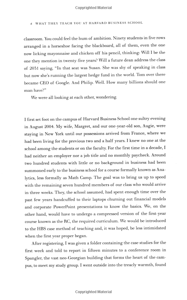 what they teach you at harvard business school: my two years inside the cauldron of capitalism