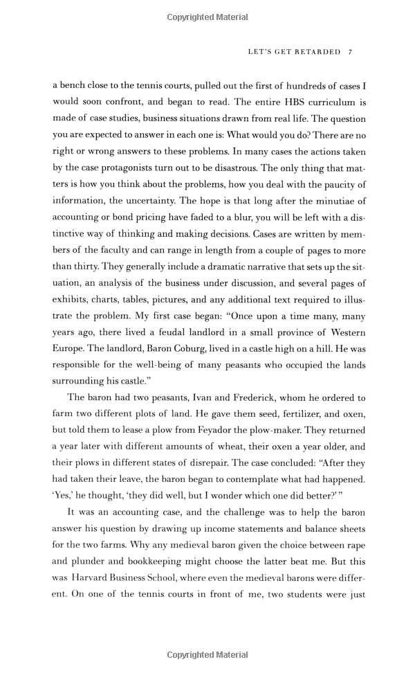 what they teach you at harvard business school: my two years inside the cauldron of capitalism