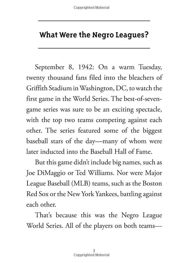 what were the negro leagues? (what was?)