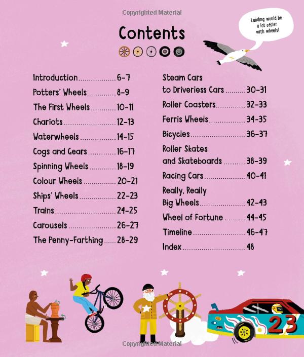 wheels: cars, cogs, carousels, and other things that spin