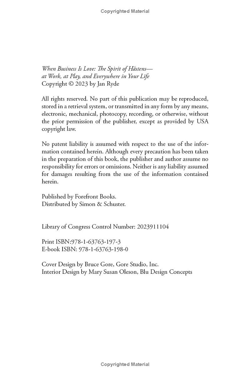 when business is love