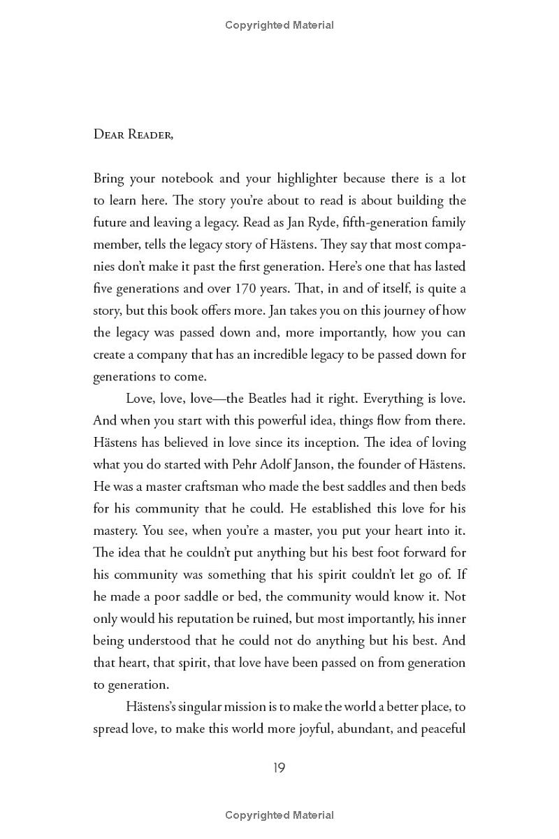 when business is love