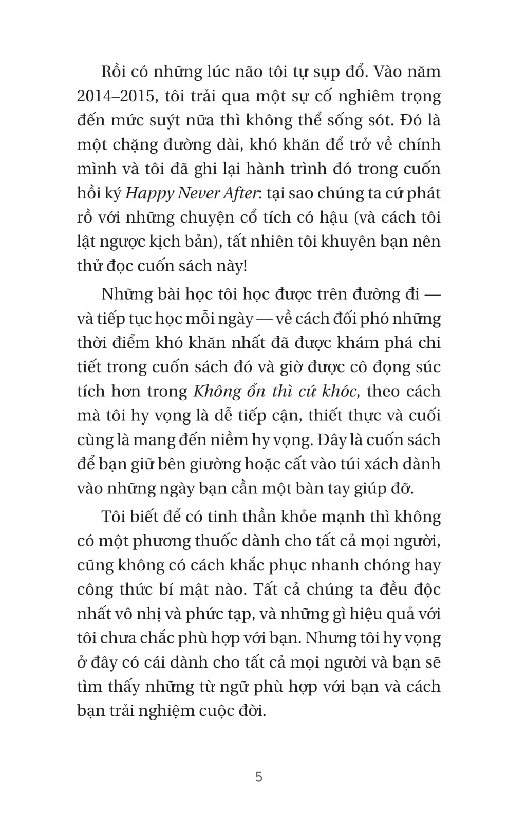 When You're Not Ok - Khong On Thi Cu Khoc - Cam Nang Vuot Qua Ngay Bao Giong