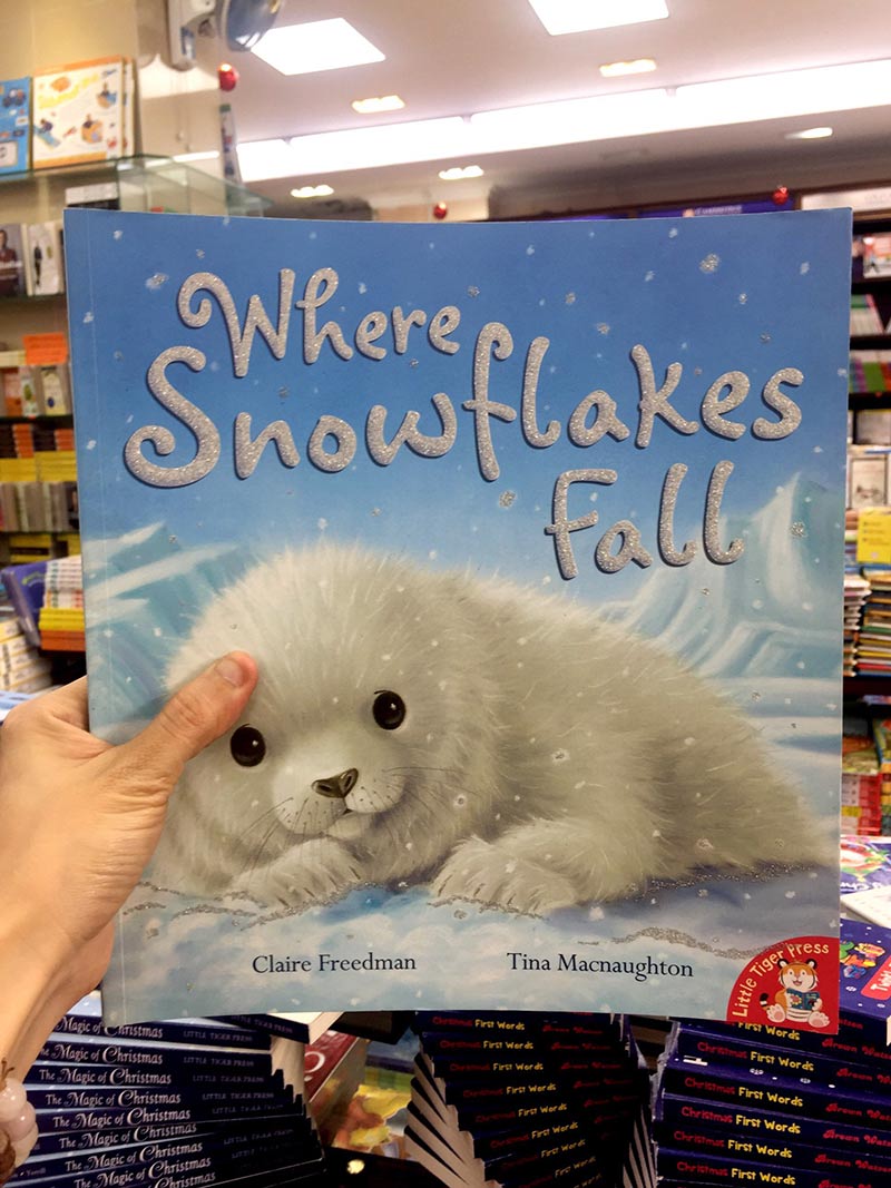 where snowflakes fall