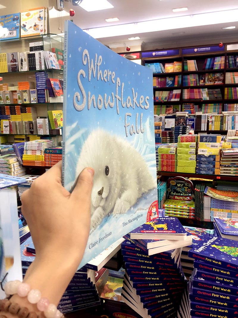 where snowflakes fall