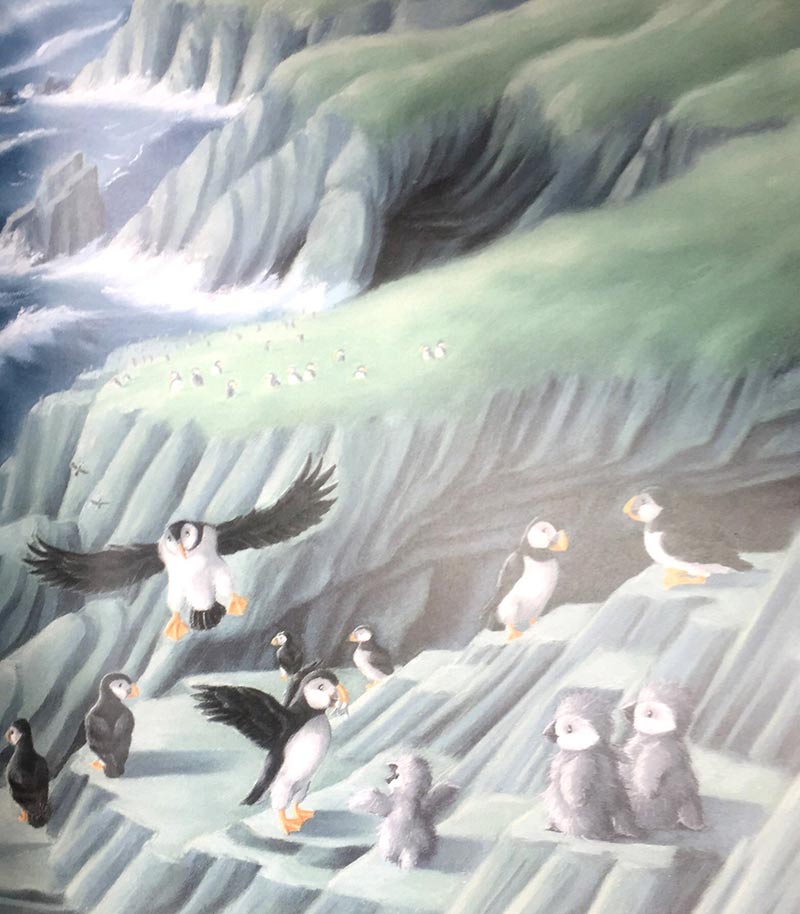 where snowflakes fall