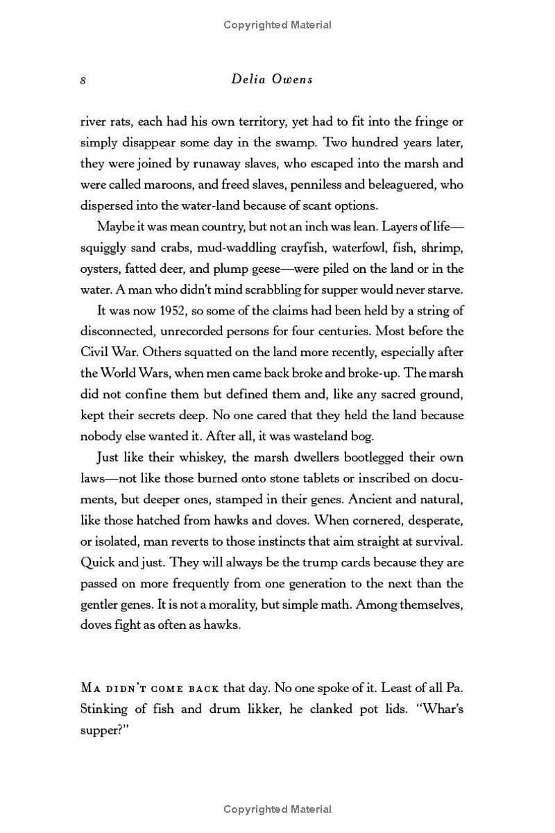 where the crawdads sing