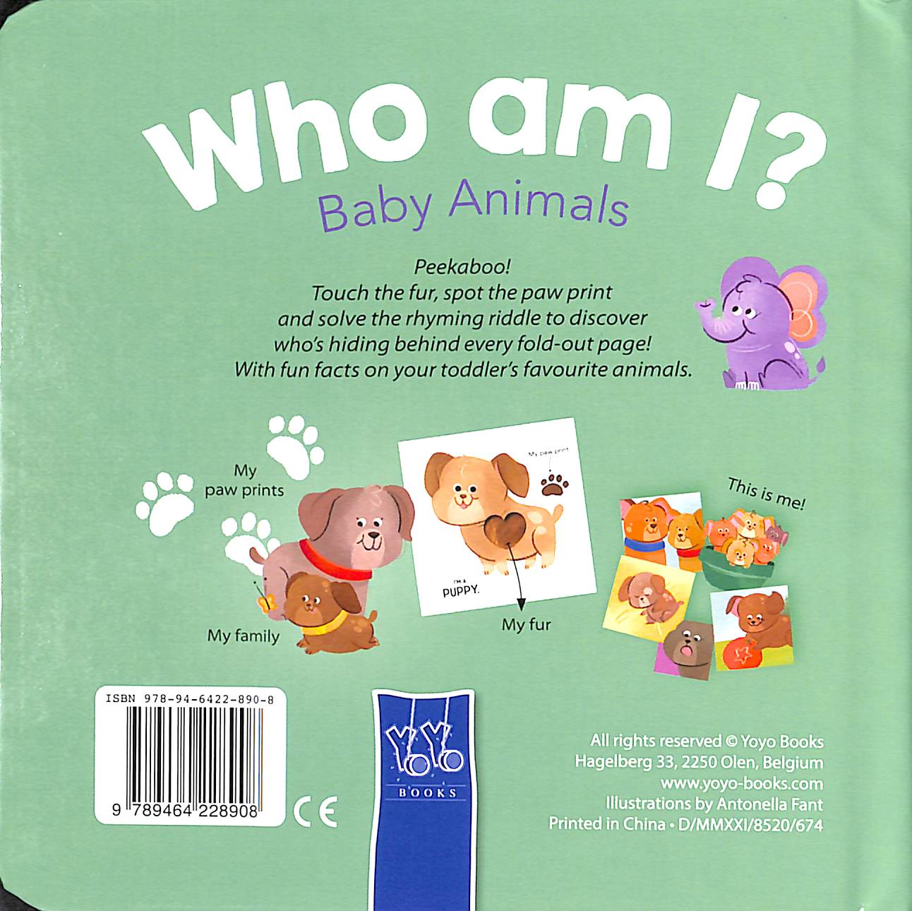 who am i? touch & feel flap book: baby animals