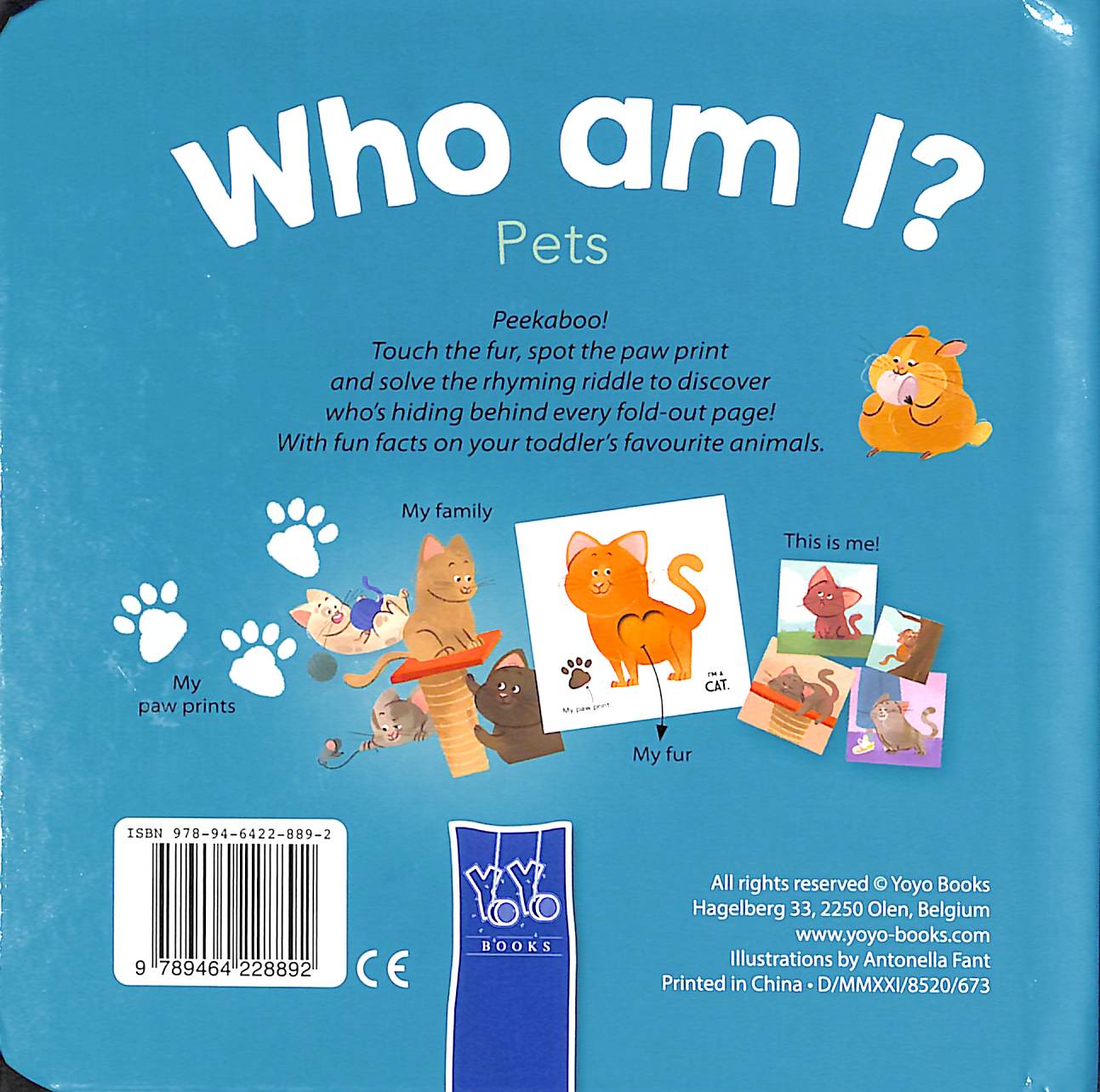 who am i? touch & feel flap book: pets