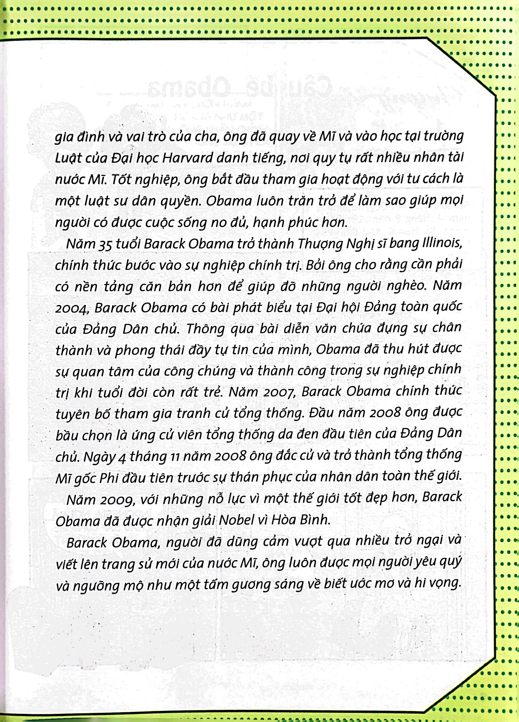 who? chuyện kể về danh nhân thế giới - barack obama (tái bản 2023)