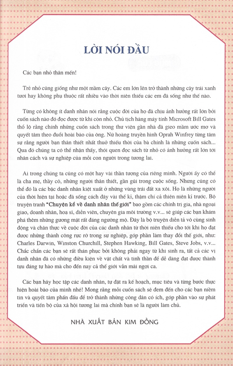 Who? Chuyen Ke Ve Danh Nhan The Gioi - Charles Darwin (Tai Ban 2024)