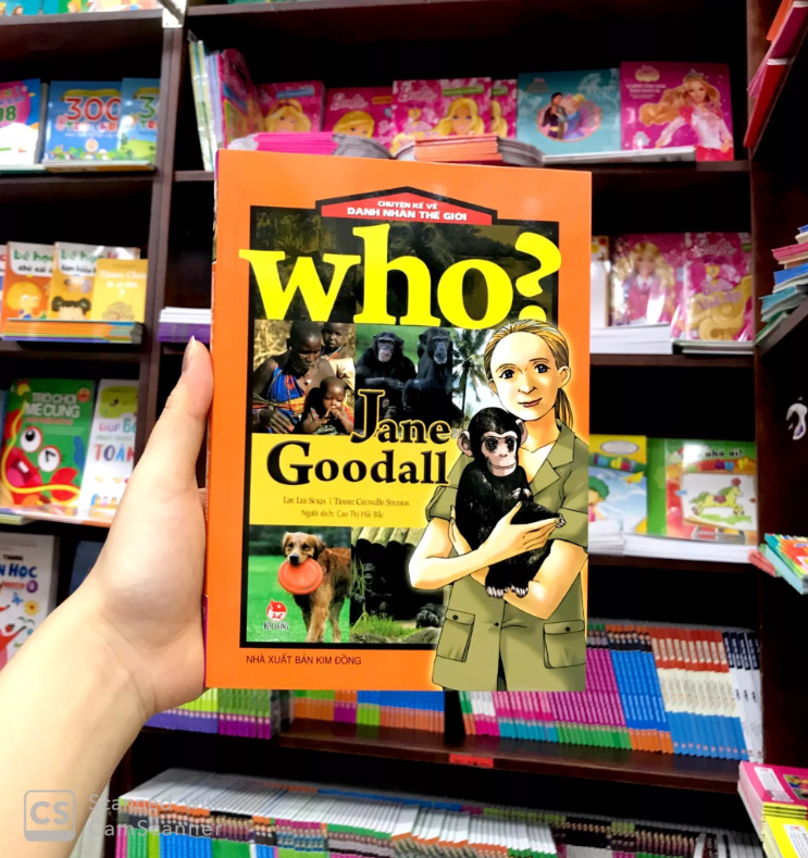 who? chuyện kể về danh nhân thế giới - jane goodall (tái bản 2019)