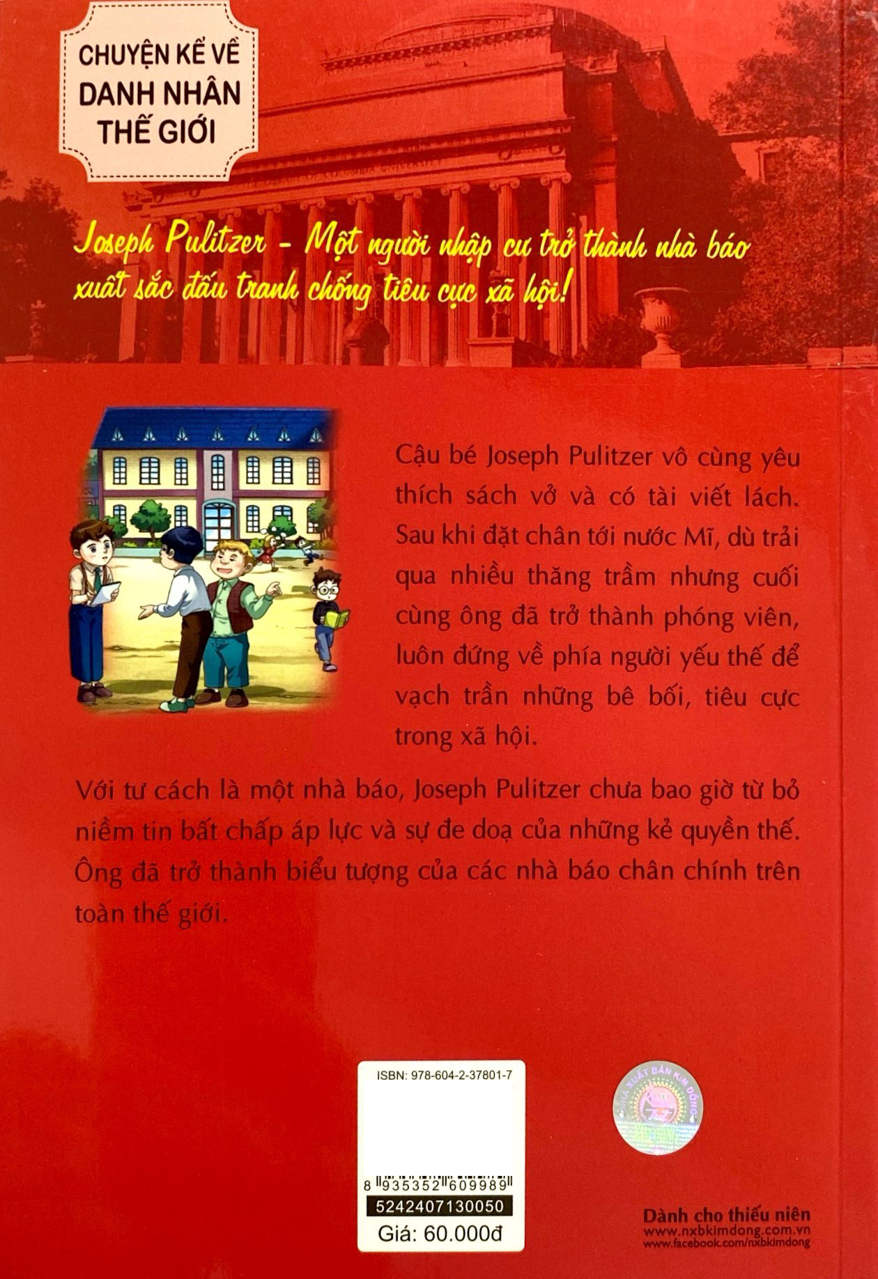 who? chuyện kể về danh nhân thế giới - joseph pulitzer