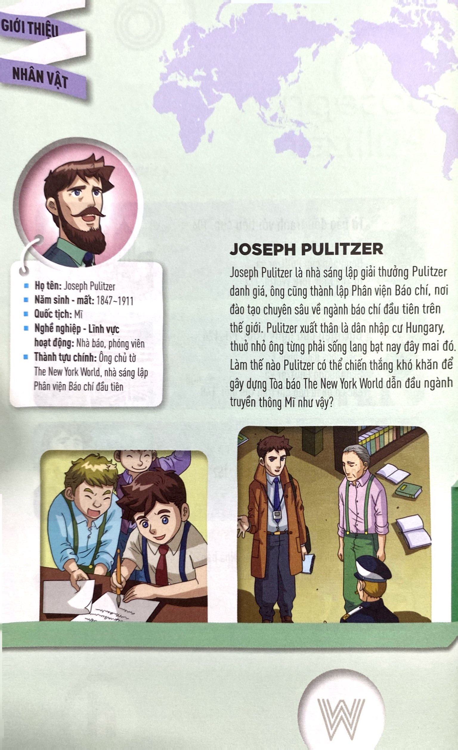 who? chuyện kể về danh nhân thế giới - joseph pulitzer