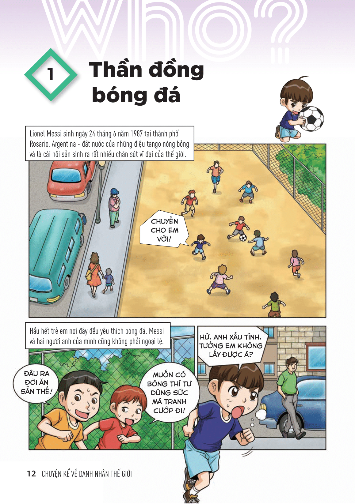 who? chuyện kể về danh nhân thế giới - lionel messi (tái bản 2023)