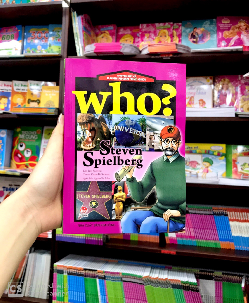 who? chuyện kể về danh nhân thế giới - steven spielberg (tái bản 2022)