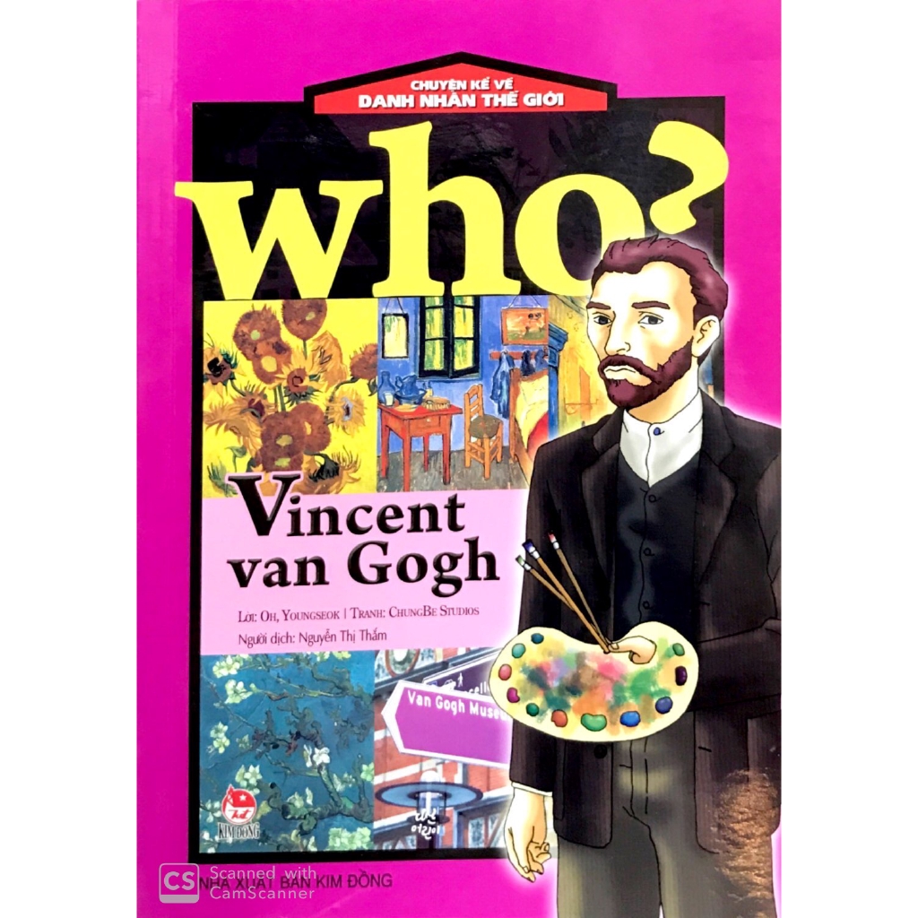 who? chuyện kể về danh nhân thế giới - vincent van gogh (tái bản 2019)
