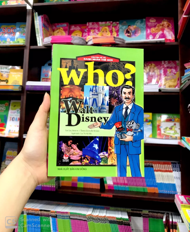 who? chuyện kể về danh nhân thế giới - walt disney (tái bản 2019)