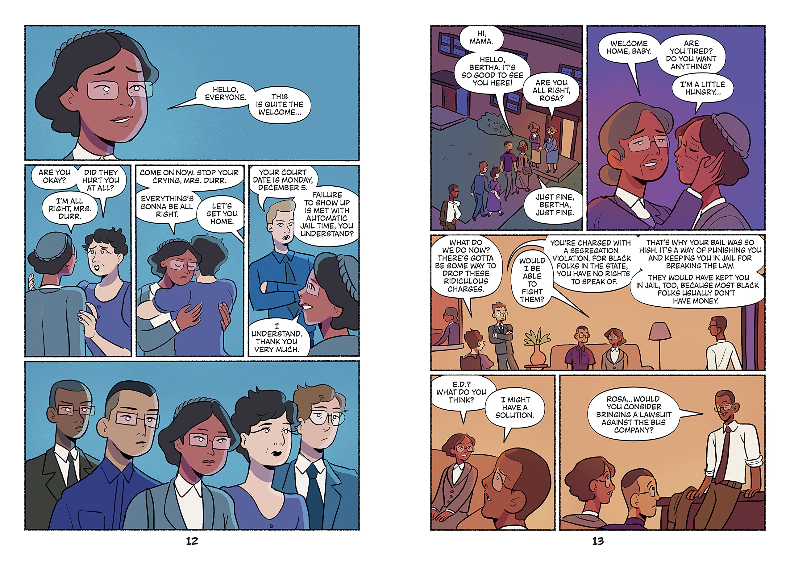who sparked the montgomery bus boycott?: rosa parks: a who hq graphic novel