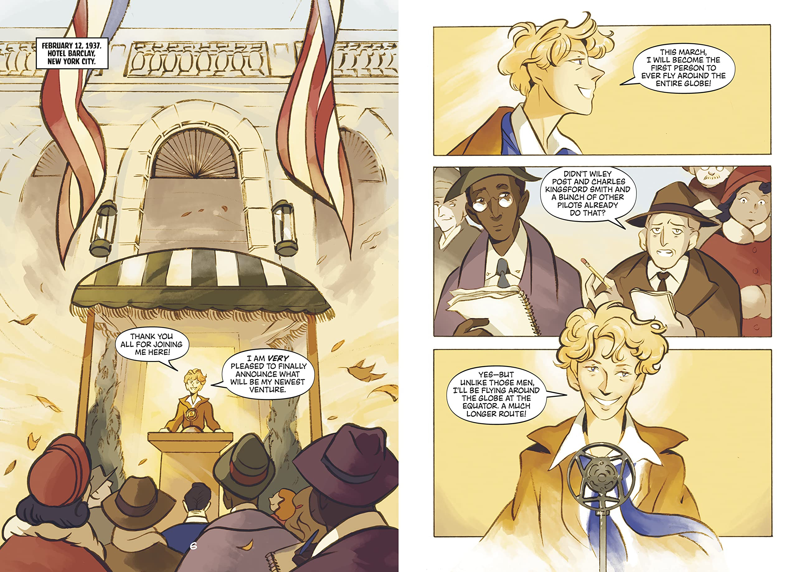 who was a daring pioneer of the skies? (a who hq graphic novel)