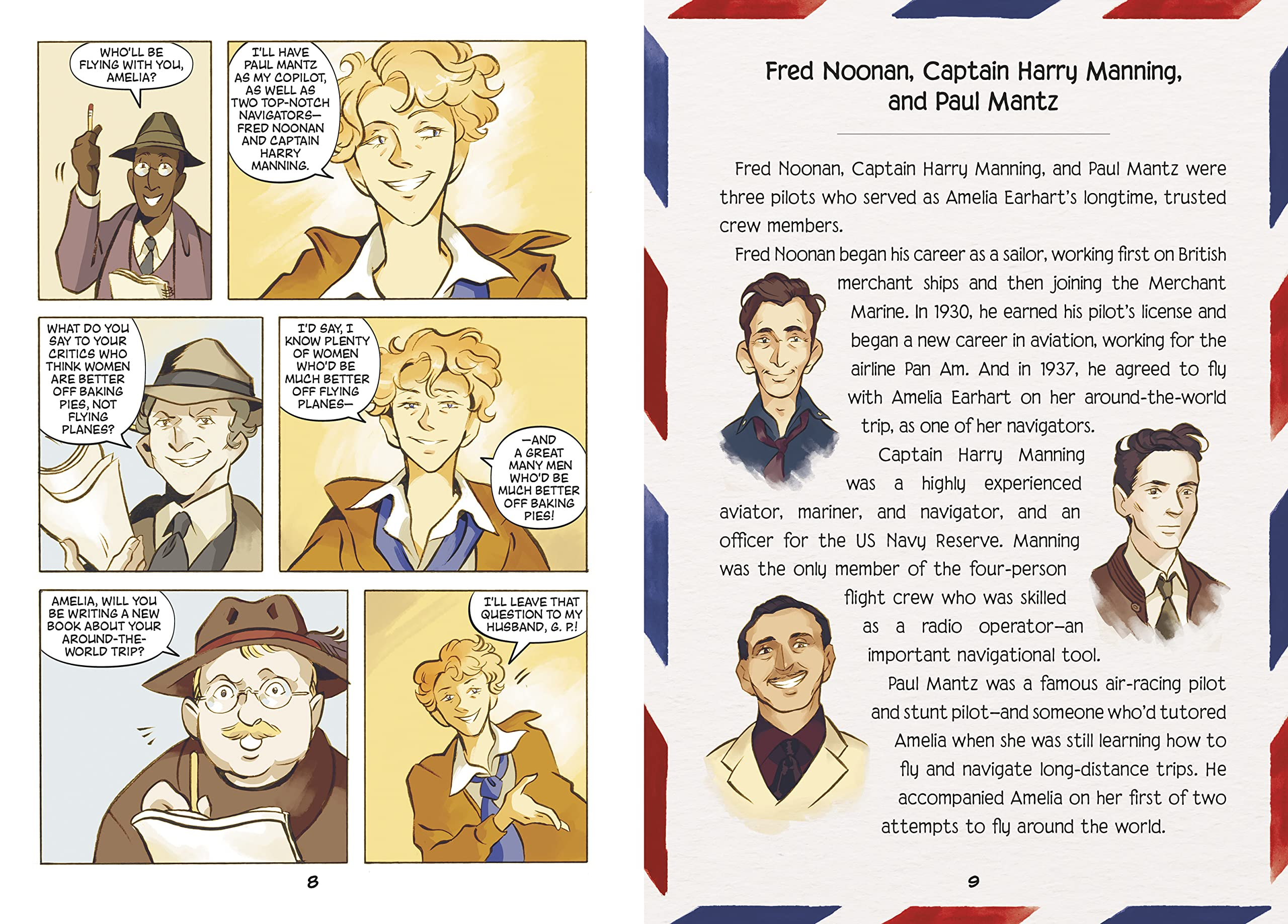 who was a daring pioneer of the skies? (a who hq graphic novel)