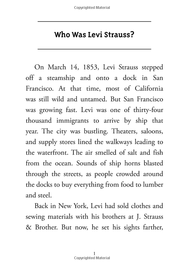 who was levi strauss?