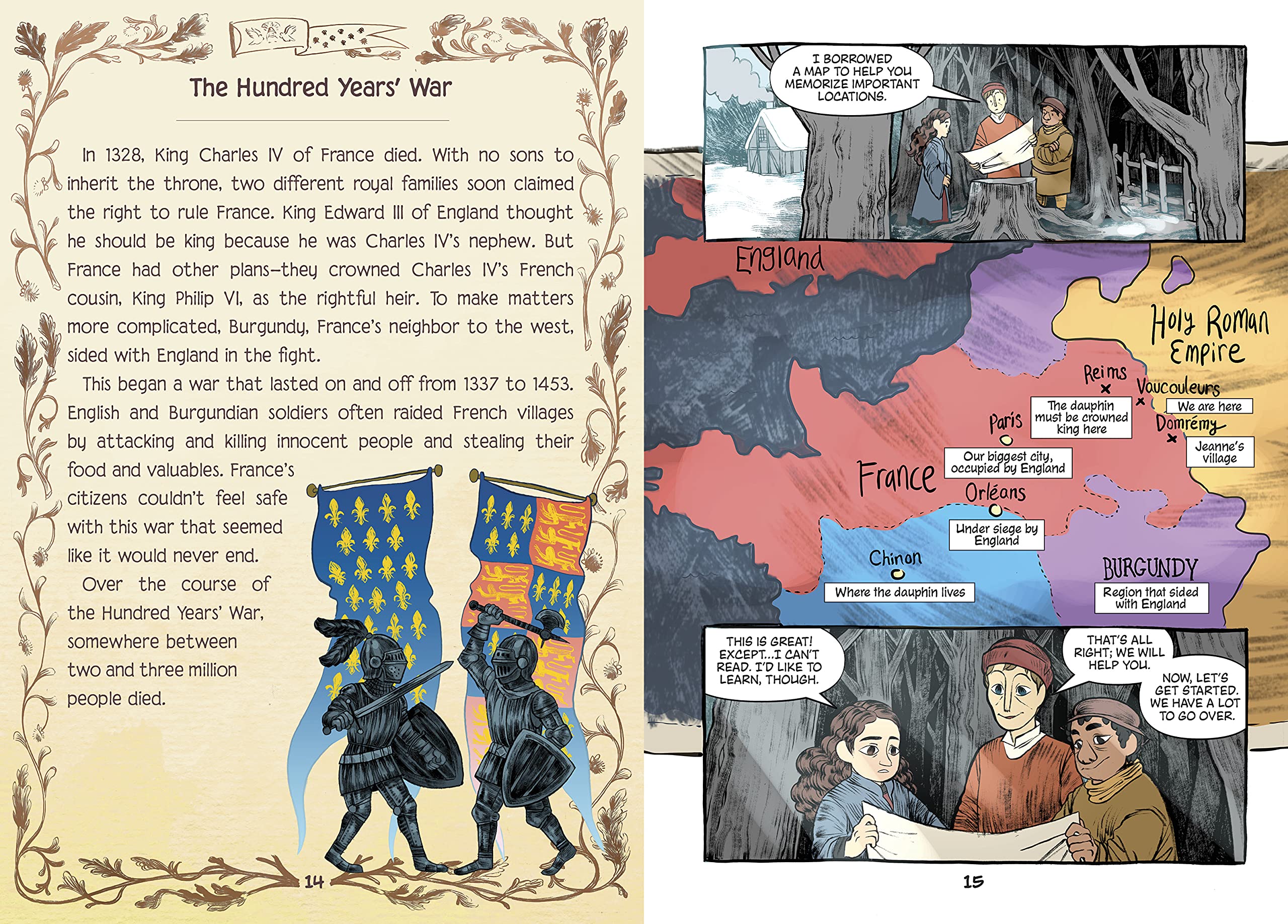 who was the girl warrior of france?: joan of arc: a who hq graphic novel