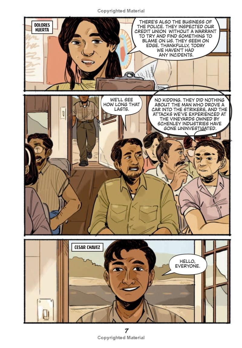 who was the voice of the people?: cesar chavez: a who hq graphic novel