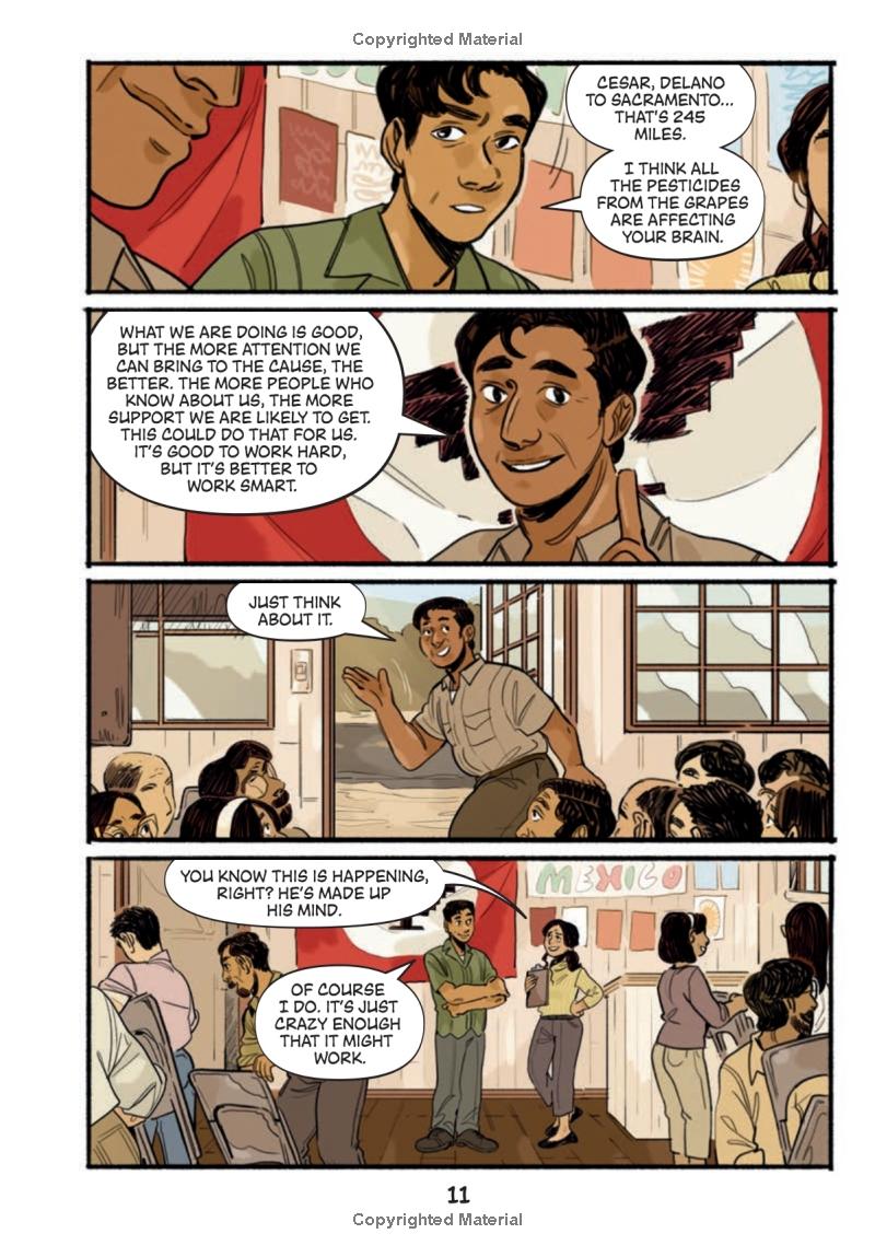 who was the voice of the people?: cesar chavez: a who hq graphic novel