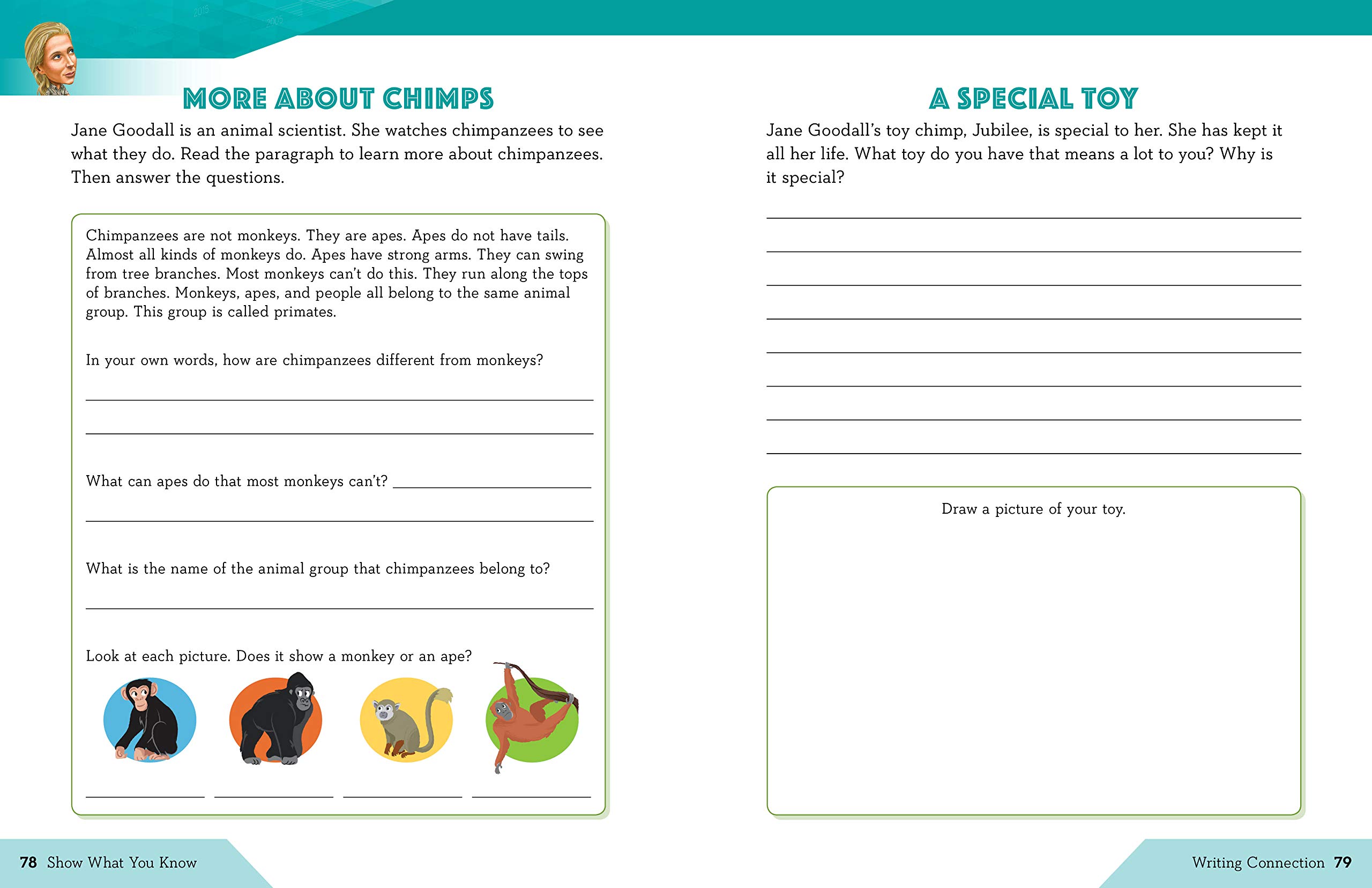 who was? workbook: grade 2 science/social studies