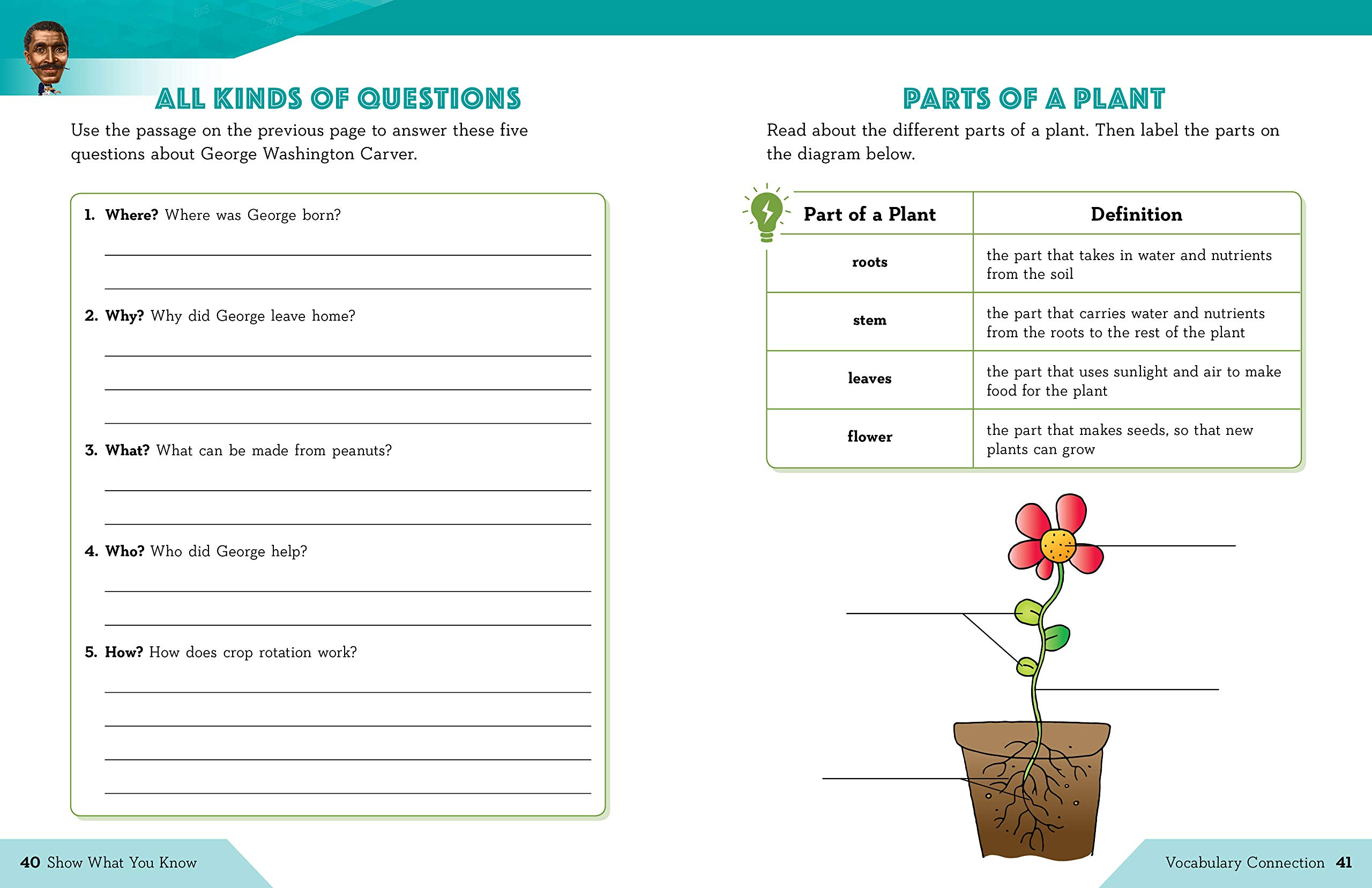 who was? workbook: grade 3 science/social studies