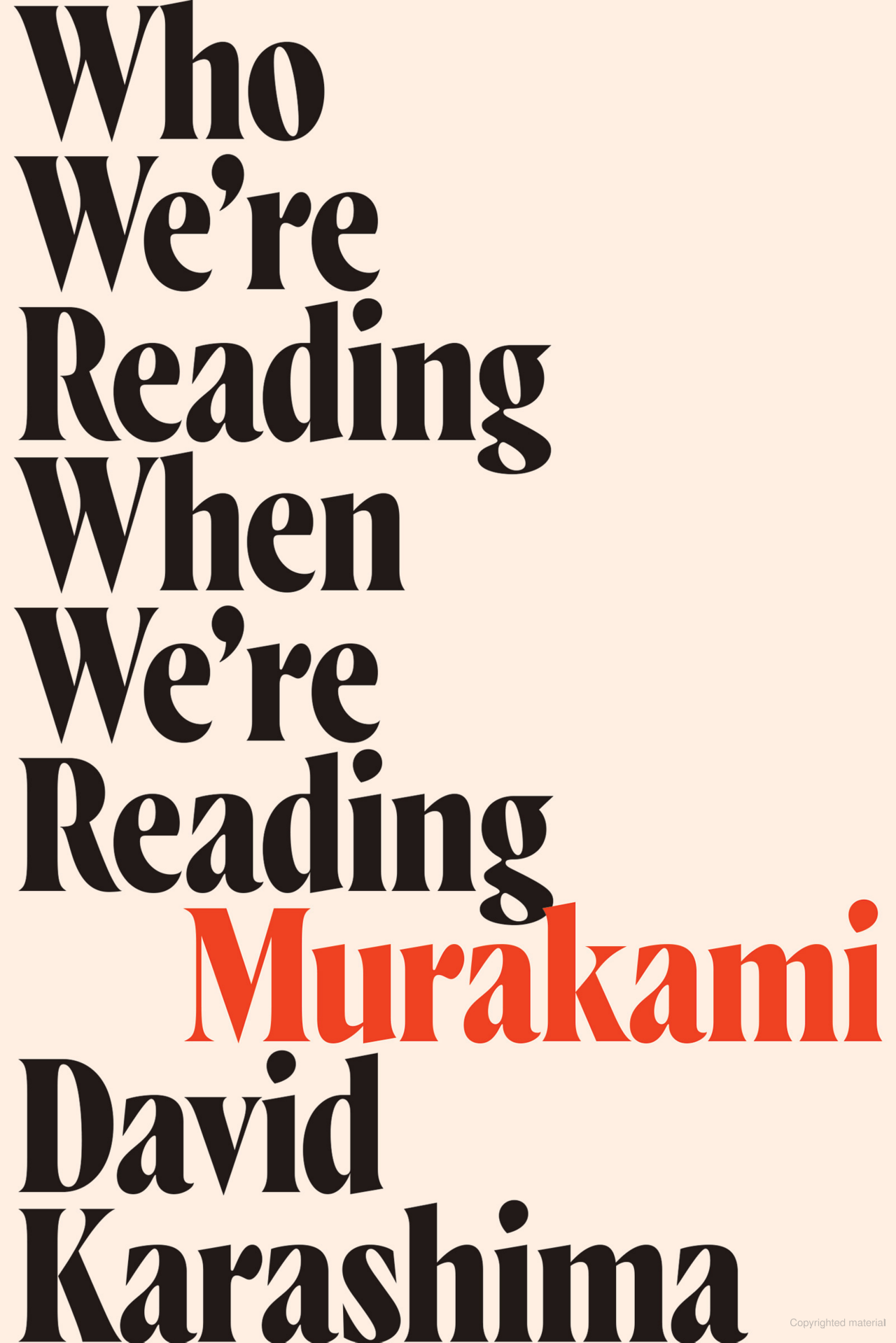 who we're reading when we're reading murakami