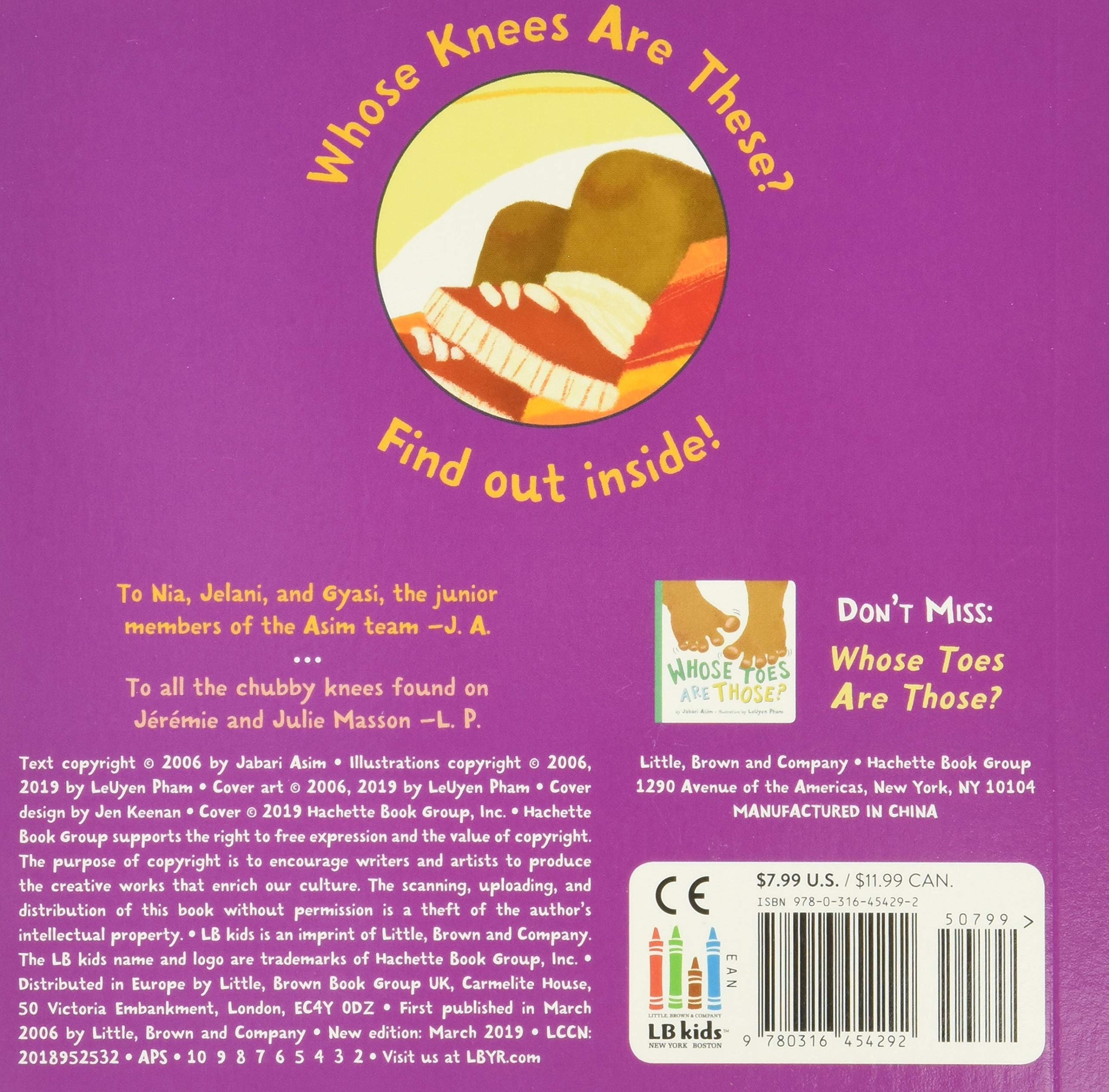 whose knees are these?