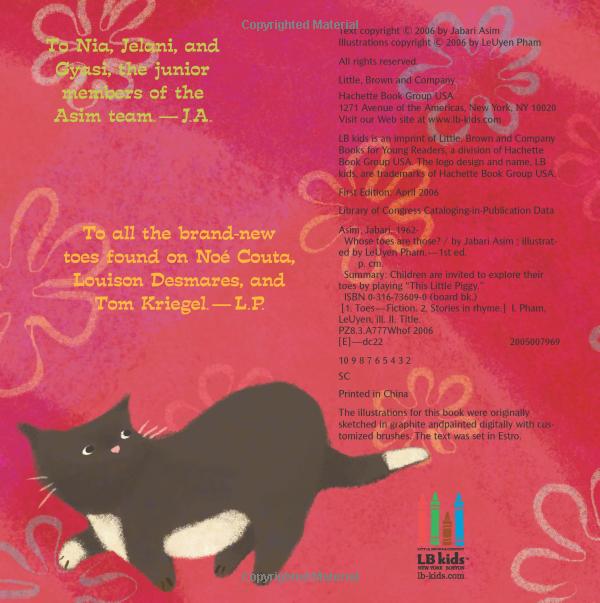 whose toes are those?