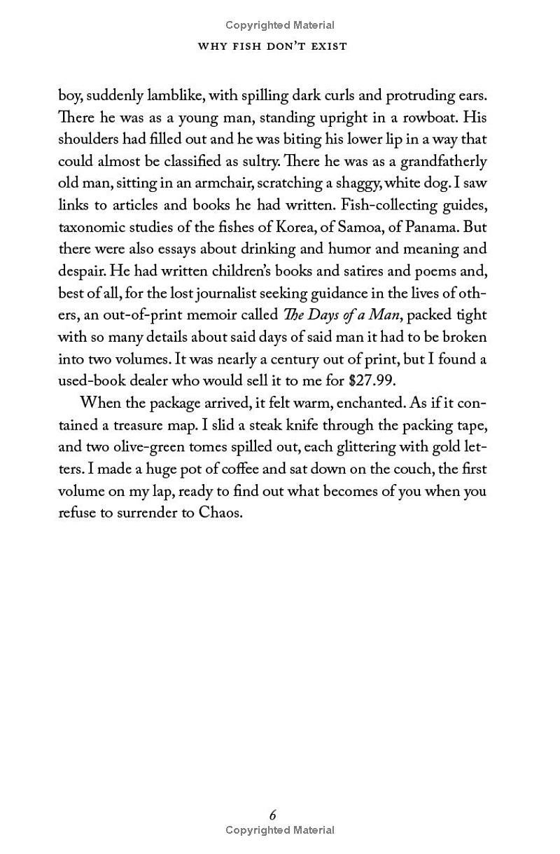 why fish don't exist: a story of loss, love, and the hidden order of life