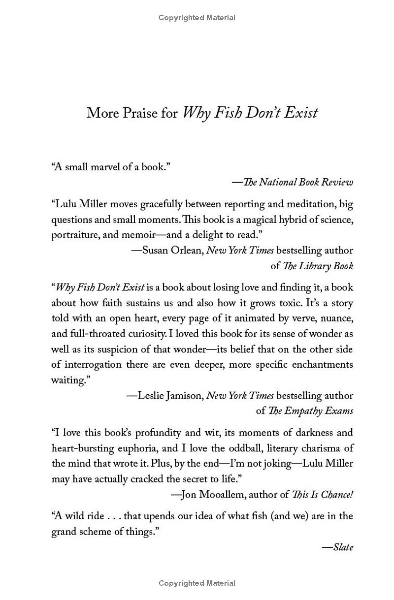 why fish don't exist: a story of loss, love, and the hidden order of life