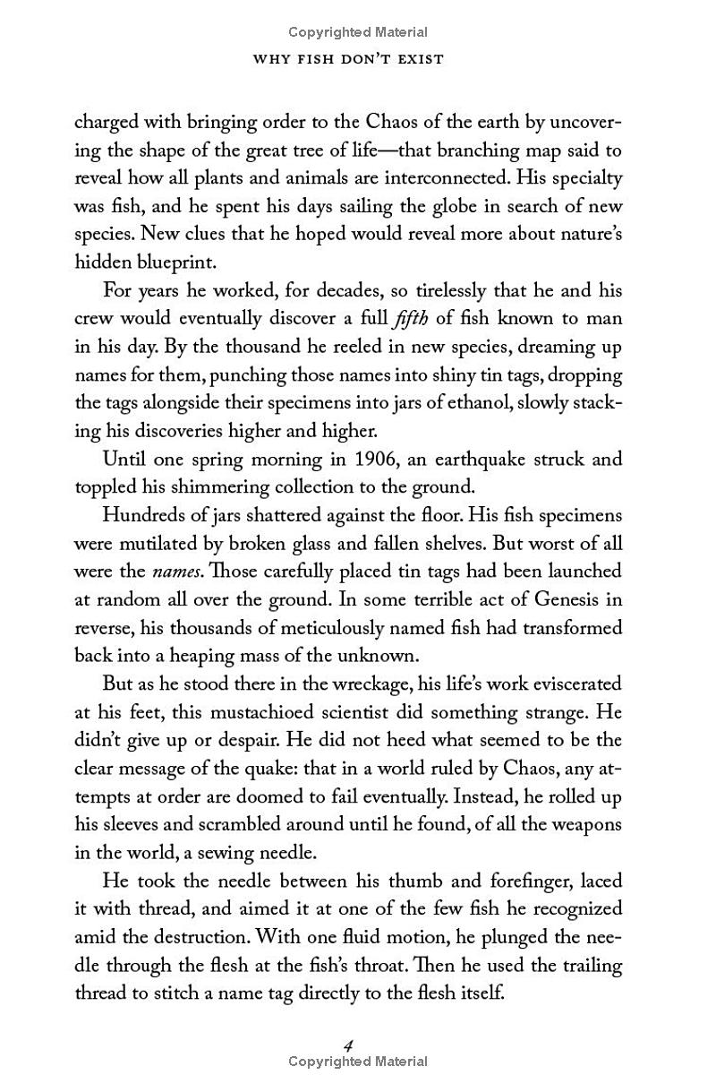 why fish don't exist: a story of loss, love, and the hidden order of life