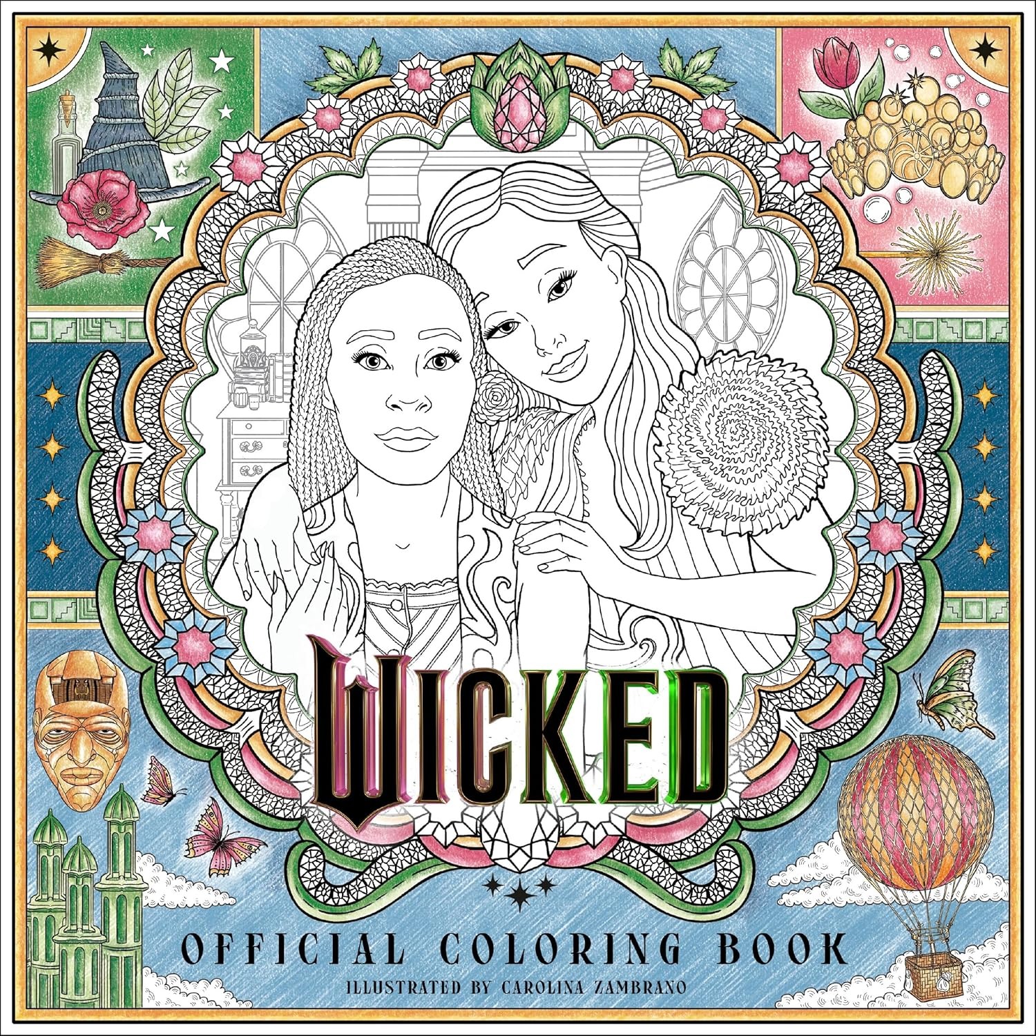 Wicked Film Official Coloring Book