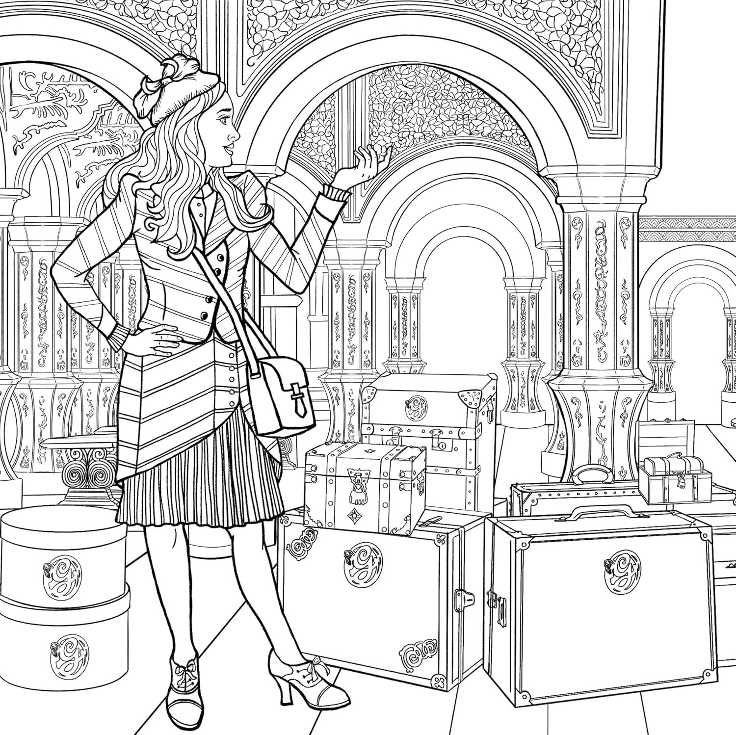 Wicked Film Official Coloring Book