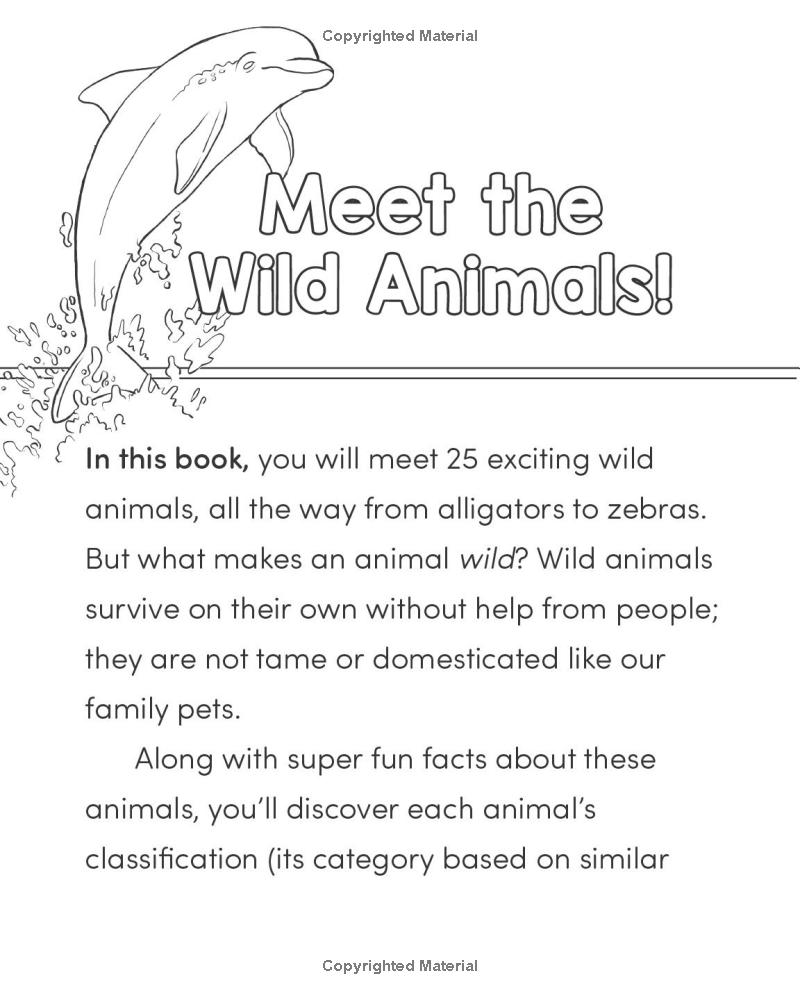 wild animal book for kids
