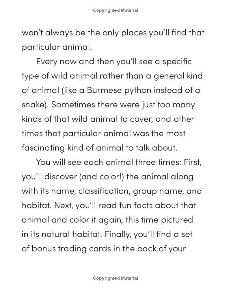 wild animal book for kids